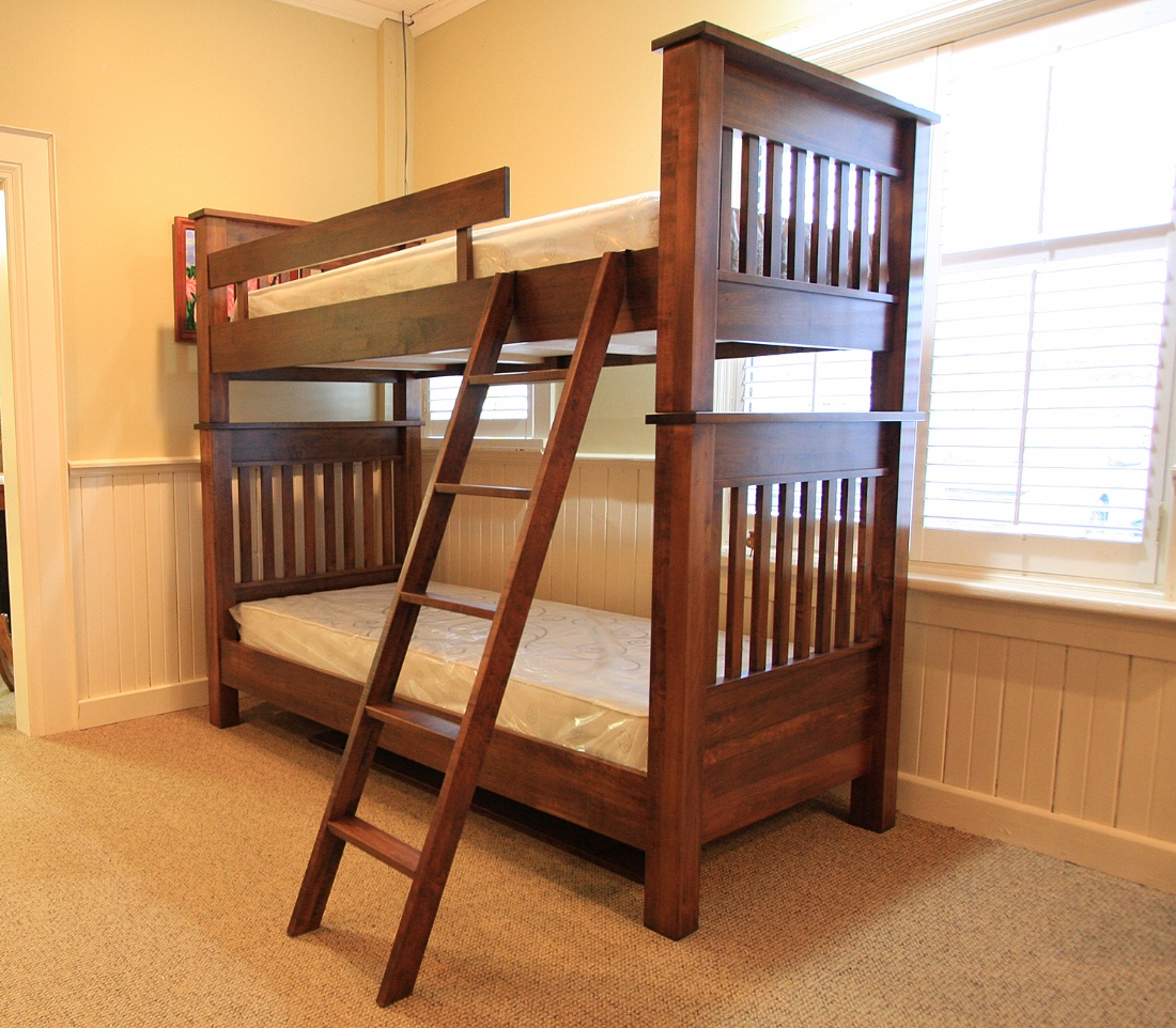Mennonite Furniture Gallery Solid Wood, Solid Maple Wood Bunk Beds