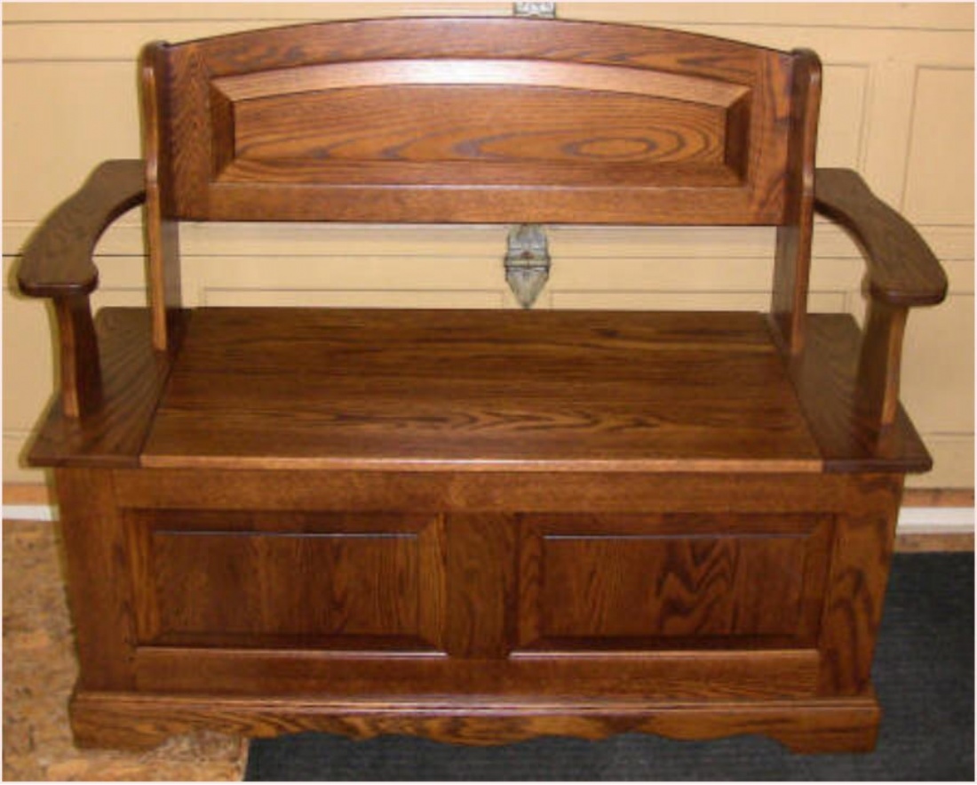 Oak Panel Mennonite Deacons Bench Lloyd S Mennonite Furniture