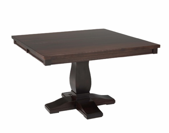 Barcelona Single Pedestal Table Mennonite Furniture Ontario at Lloyd's Furniture Gallery in Schomberg