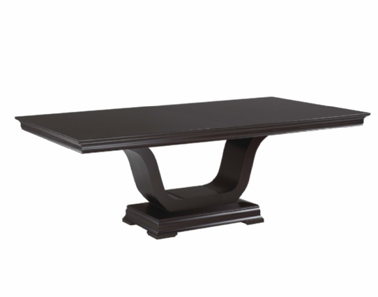 Palais Royal Double Pedestal Table Mennonite Furniture Ontario at Lloyd's Furniture Gallery in Schomberg