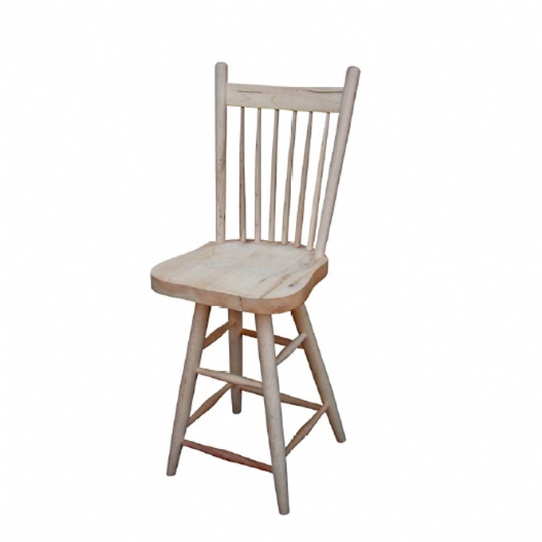 Rustic Farmhouse Bar Stool Mennonite Furniture Ontario at Lloyd's Furniture Gallery in Schomberg