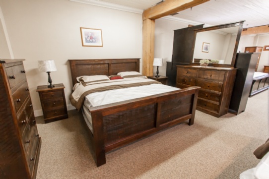 Rustic Pine 7 Piece Pioneer Bedroom Suite Mennonite Furniture Ontario at Lloyd's Furniture Gallery in Schomberg