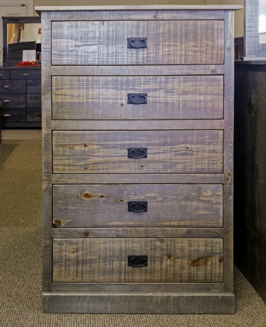 Pioneer 5 Drawer Hiboy Mennonite Furniture Ontario at Lloyd's Furniture Gallery in Schomberg