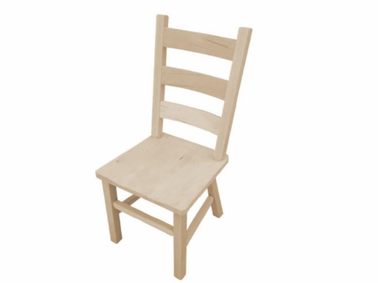 #97 - Ladderback Side Chair Mennonite Furniture Ontario at Lloyd's Furniture Gallery in Schomberg