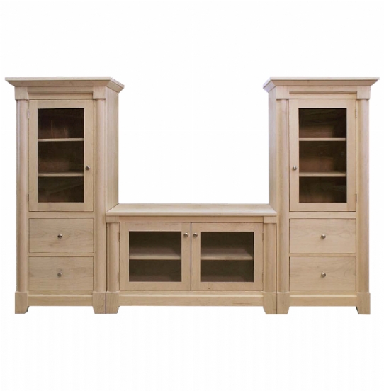 Hudson 3 Piece Wall Unit Mennonite Furniture Ontario at Lloyd's Furniture Gallery in Schomberg