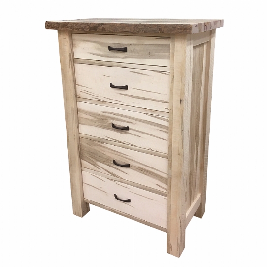 Live Edge 5 Drawer High Boy Mennonite Furniture Ontario at Lloyd's Furniture Gallery in Schomberg