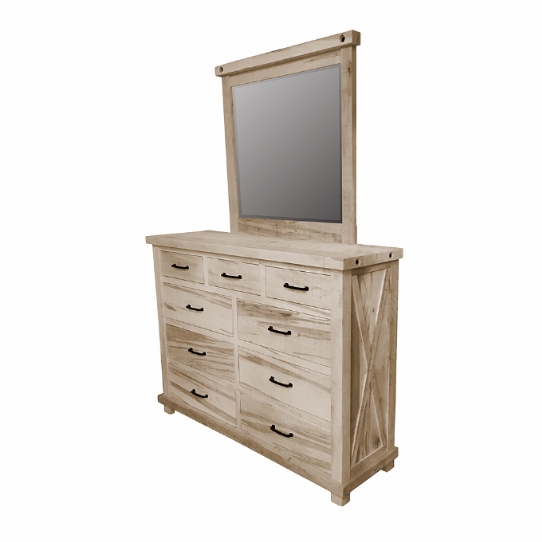 Truss 9 Drawer Dresser Mennonite Furniture Ontario at Lloyd's Furniture Gallery in Schomberg