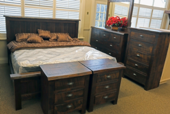 Live Edge Bedroom Set Mennonite Furniture Ontario at Lloyd's Furniture Gallery in Schomberg