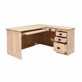 Mission L-Shaped Desk - 